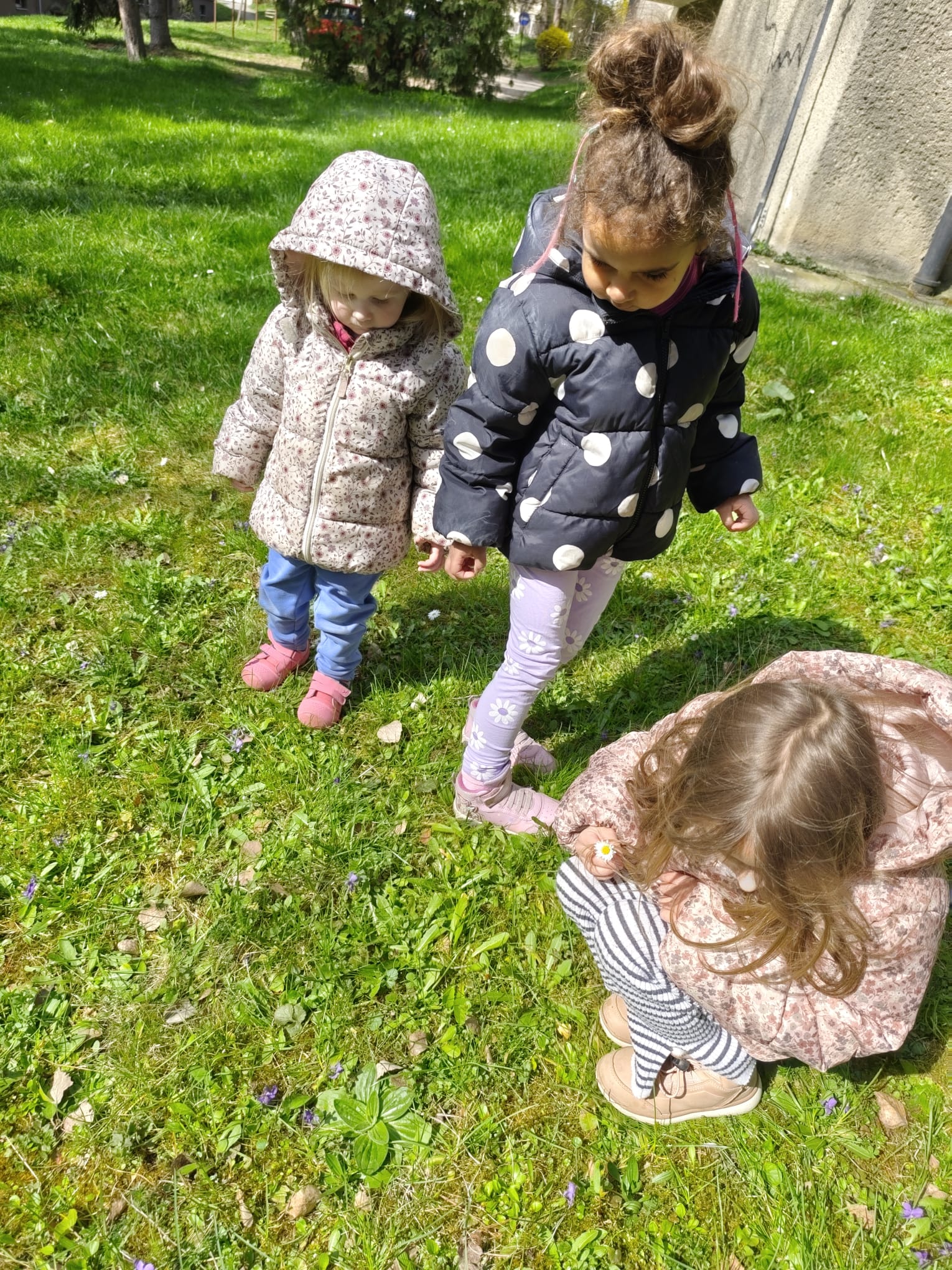 Děti na procházce v přírodě